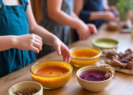 Natural dye workshop para sa mga bata